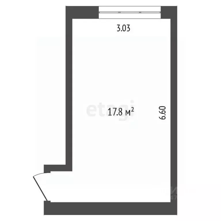 Комната Крым, Евпатория ул. Интернациональная, 135 (17.8 м) - Фото 1