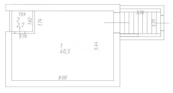 Помещение свободного назначения (41.7 м) - Фото 1