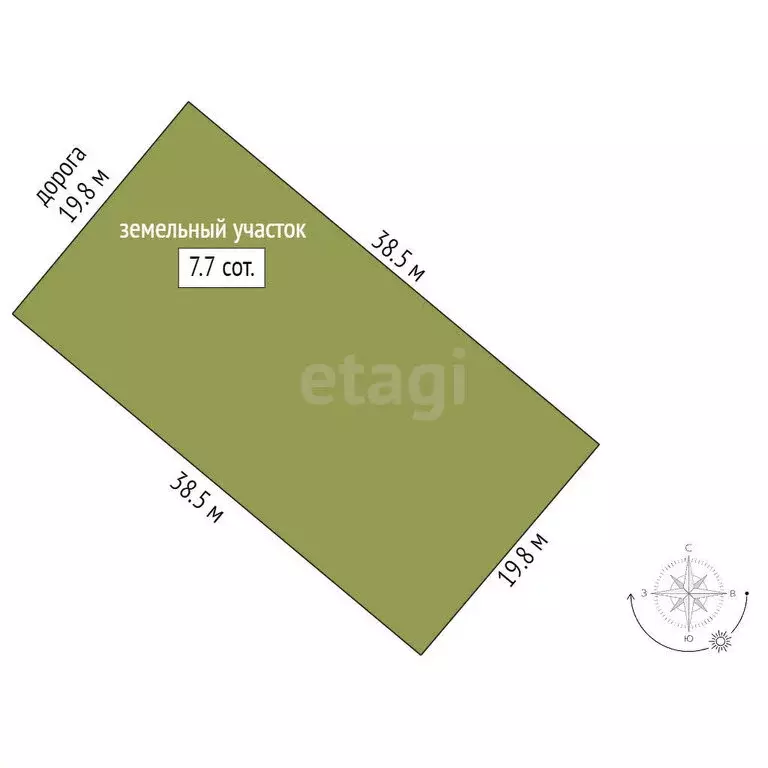 Участок в Раменское, КП Дергаево-3 (7.7 м) - Фото 0