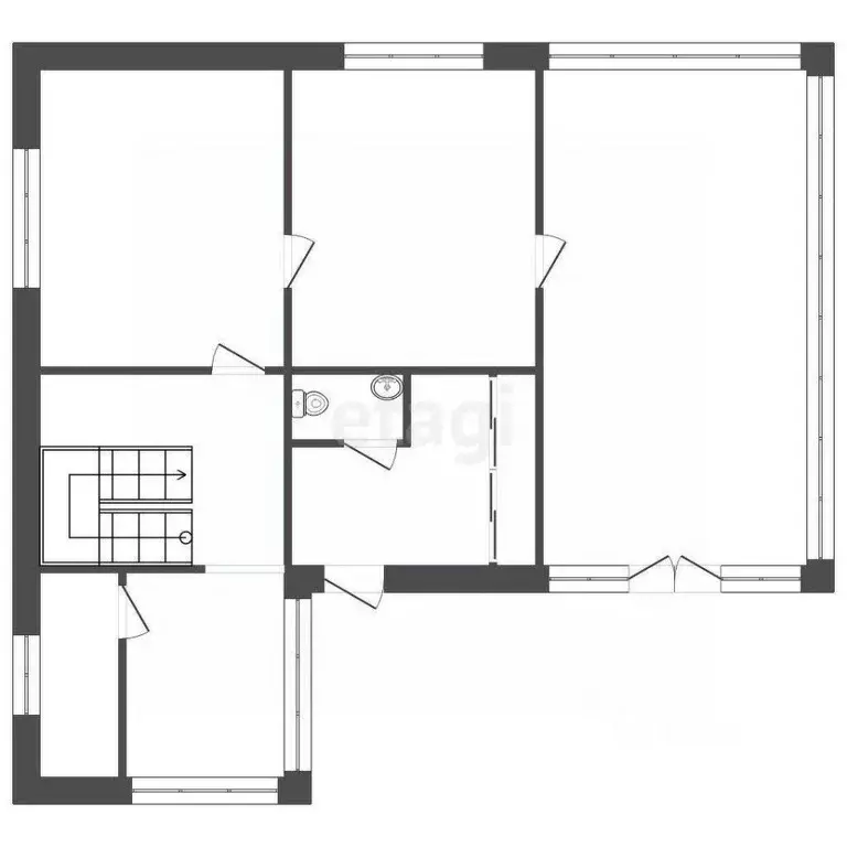 Дом в Вологодская область, Вологда д. Дуброво, ул. Дубровская, 2В (280 ... - Фото 2