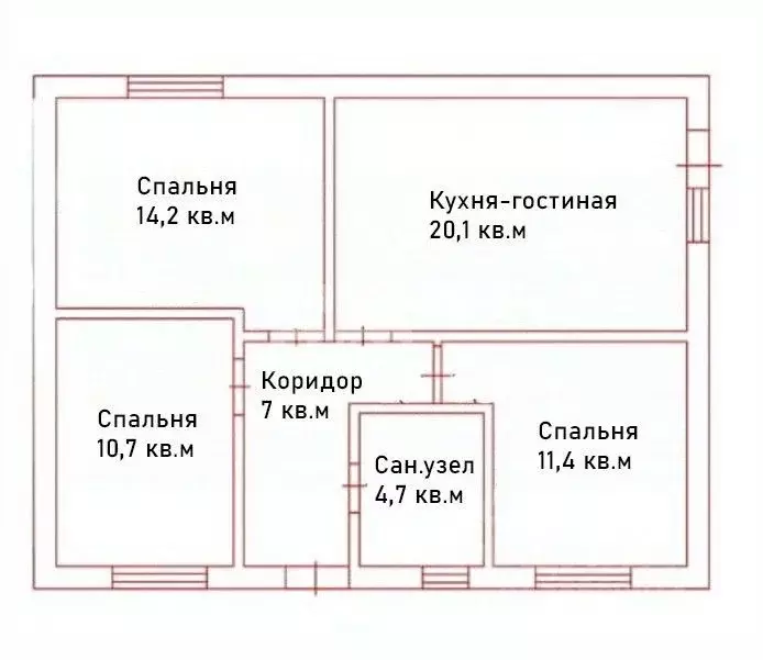 Дом в Краснодарский край, Северская ст-ца ул. Лермонтова, 51 (68 м) - Фото 1