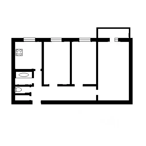 3-к кв. Санкт-Петербург Купчинская ул., 10К3 (60.0 м) - Фото 1