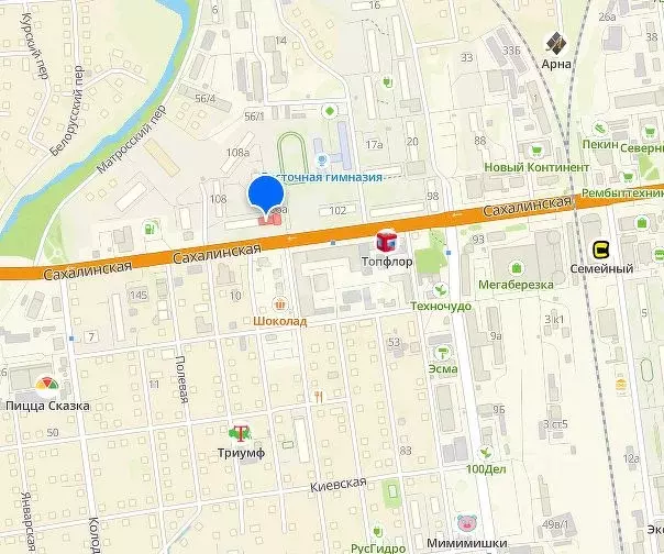 2-к кв. Сахалинская область, Южно-Сахалинск Сахалинская ул., 106А ... - Фото 2