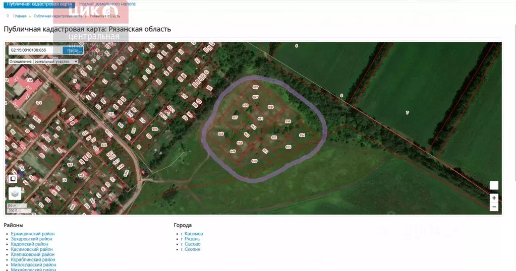 Участок в Рязанская область, Рязанский муниципальный округ, с. Тюшево, ... - Фото 1
