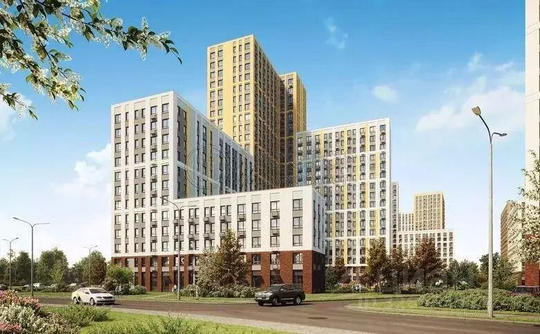 Студия Москва 2-й этап тер., Лучи жилой комплекс, к8 (21.9 м) - Фото 0