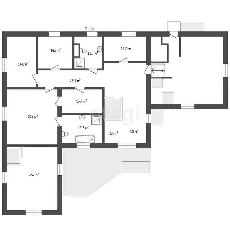 Дом в Колонтаево, 3-я Северная улица, 1 (500 м) - Фото 1