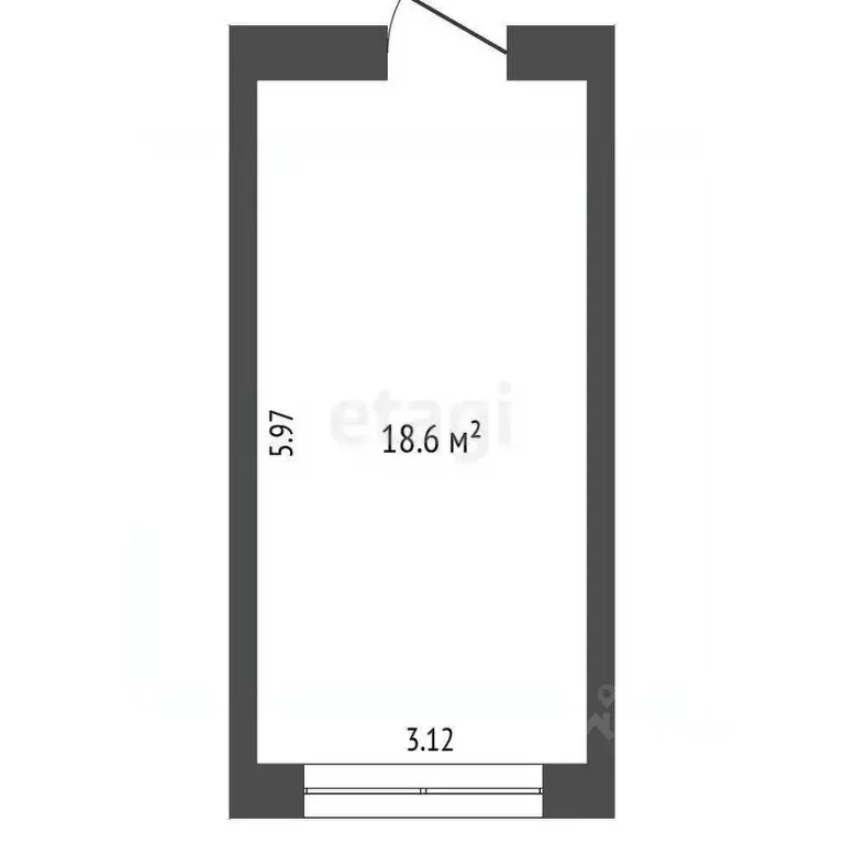 Комната Тюменская область, Тюмень Одесская ул., 18 (18.6 м) - Фото 1
