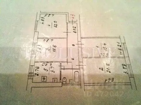 4-к кв. Москва ул. Крупской, 19/17 (100.8 м) - Фото 2