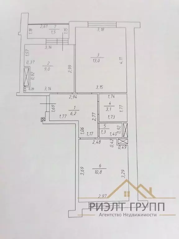 2-к кв. Татарстан, Казань Тэцевская ул., 4А (44.9 м) - Фото 1