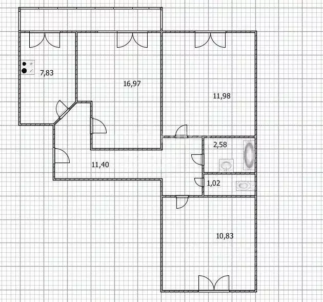 3-к кв. Ульяновская область, Ульяновск ул. Шолмова, 5 (63.3 м) - Фото 1