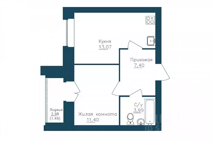 1-к кв. Вологодская область, Череповец 107-й мкр, ГринВилль жилой ... - Фото 0
