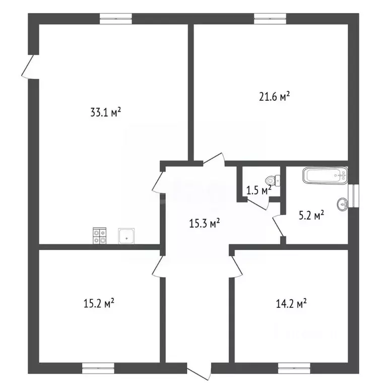 Дом в Воронежская область, Семилукский район, с. Девица Школьная ул., ... - Фото 1