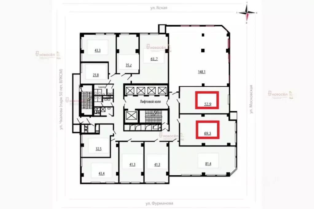 Офис в Свердловская область, Екатеринбург ул. Фурманова, 126 (122 м) - Фото 2