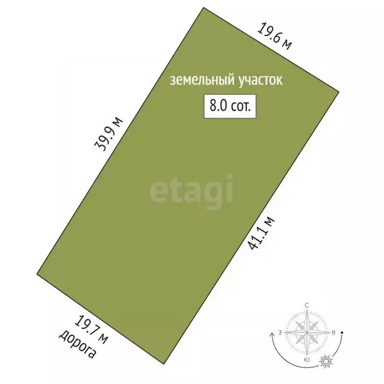 Участок в Саха (Якутия), Якутск ул. Томтор, 9 (8.0 сот.) - Фото 1