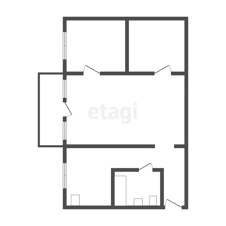 3-комнатная квартира: Ангарск, 15-й микрорайон, 12 (50 м) - Фото 0