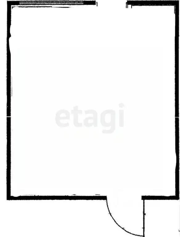 Студия Липецкая область, Липецк ул. Жуковского, 11 (13.0 м) - Фото 1