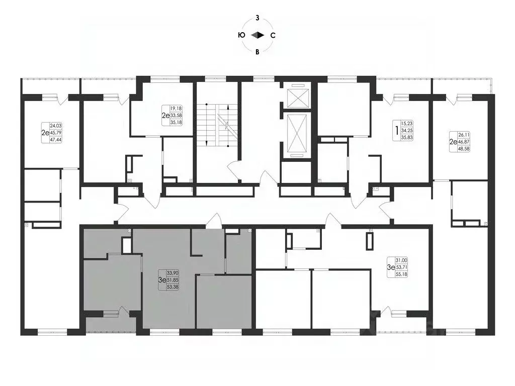 3-к кв. Воронежская область, Воронеж Первое Мая мкр, Май жилой ... - Фото 2