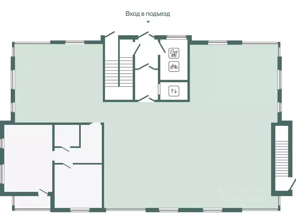 2-к кв. Тюменская область, Тюмень ул. Игоря Комиссарова, 16 (62.81 м) - Фото 1