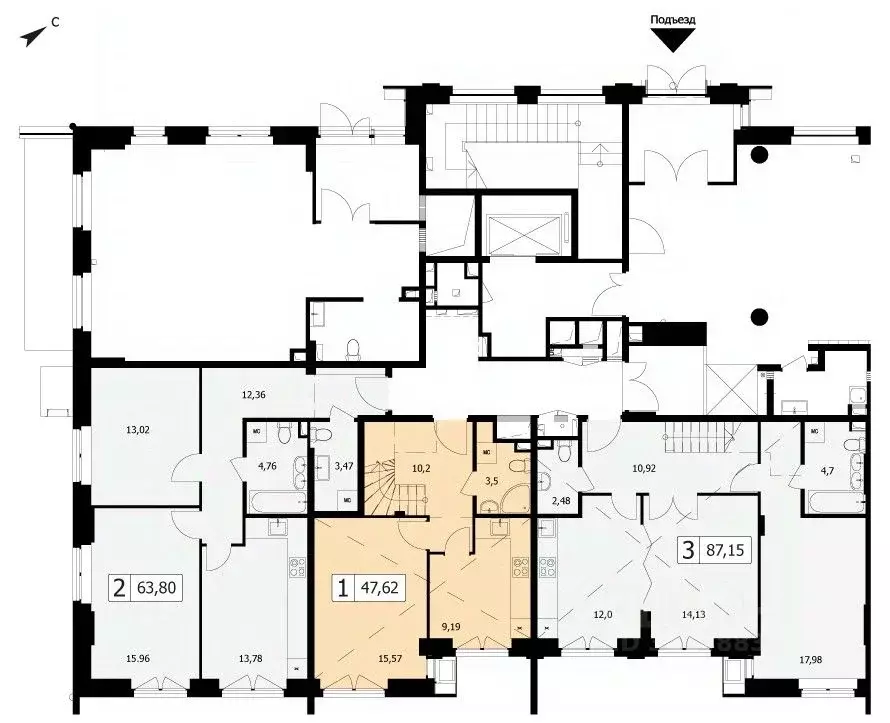 1-к кв. Москва ул. Маршала Тимошенко, 8 (39.3 м) - Фото 1