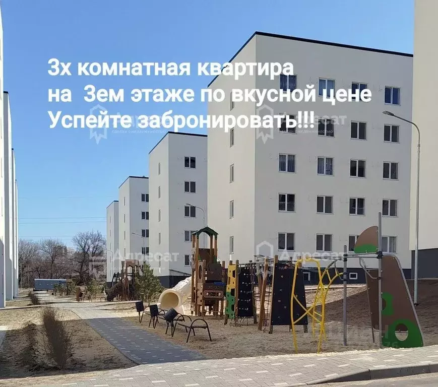 3-к кв. Волгоградская область, Волгоград ул. Ломоносова, 70 (56.3 м) - Фото 1