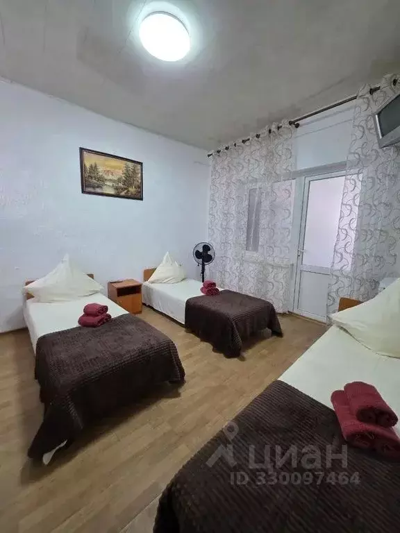 Комната Крым, Алушта муниципальный округ, с. Рыбачье ул. Центральная, ... - Фото 2