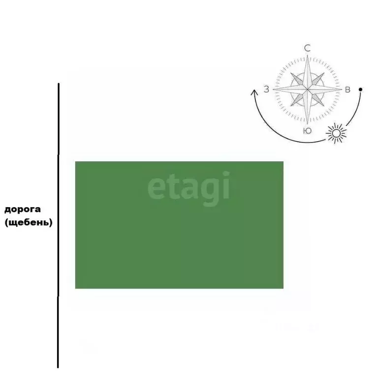 Участок в Крым, Сакский район, Суворовское с/пос, с. Каменоломня ул. ... - Фото 2