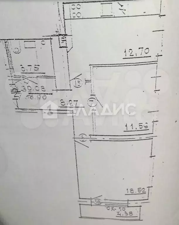 2-к. квартира, 55 м, 2/6 эт. - Фото 0