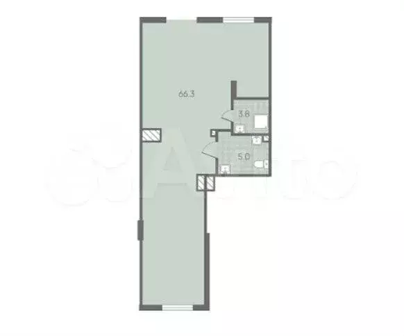 Продажа помещения свободного назначения 75 м2 - Фото 0