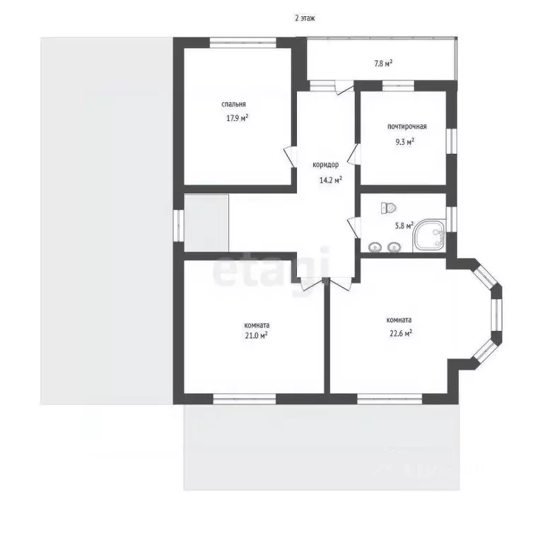 Дом в Мордовия, Лямбирский район, Берсеневское с/пос, пос. ... - Фото 1