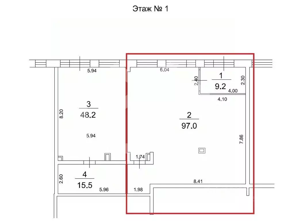 Помещение свободного назначения в Москва Сколковское ш., 40к1 (106 м) - Фото 2
