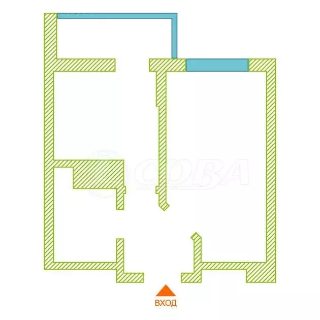 1-комнатная квартира: Тюмень, улица Бакинских Комиссаров, 3к1 (40 м) - Фото 2