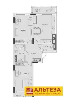 2-комнатная квартира: Калининградская область, Гурьевский ... - Фото 1