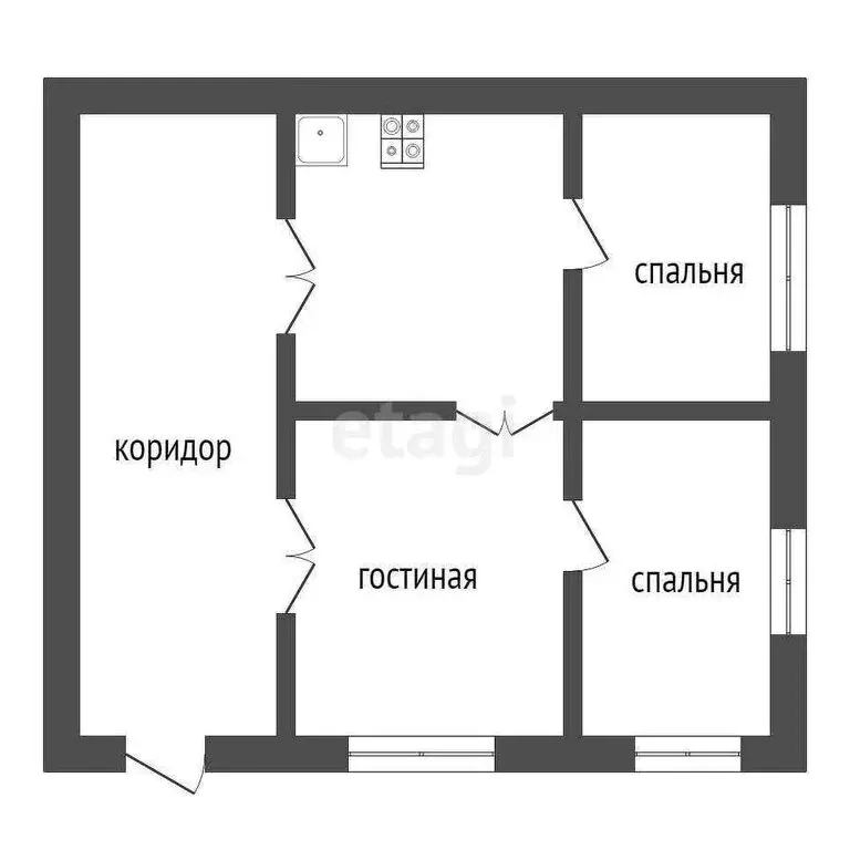 Дом в Симферополь, улица Тарабукина (85.1 м) - Фото 1