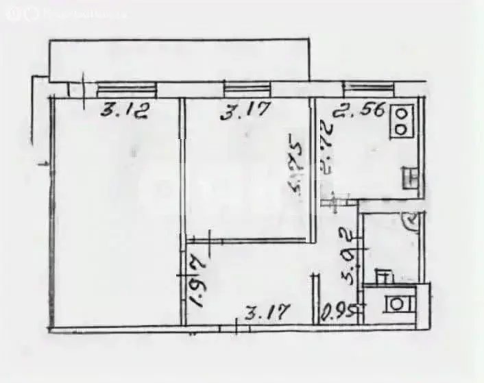 2-к кв. Липецкая область, Липецк ул. Имени Генерала Меркулова, 3 (50.0 ... - Фото 2