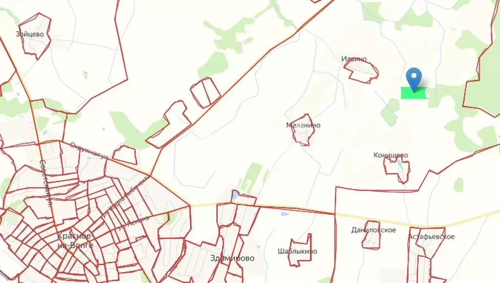 Участок в Костромская область, Красносельский район, Подольское с/пос, ... - Фото 1