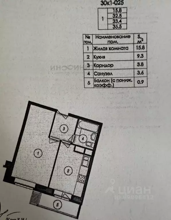 Студия Московская область, Красногорск городской округ, Сабурово пгт ... - Фото 1