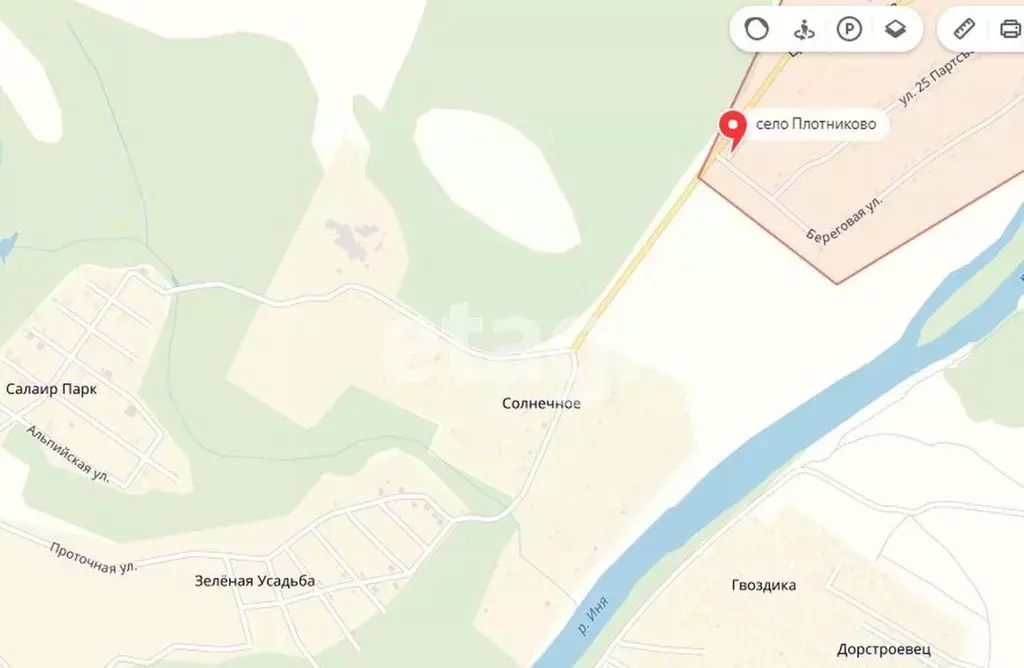 Склад в Новосибирская область, Новосибирский район, с. Плотниково ... - Фото 1