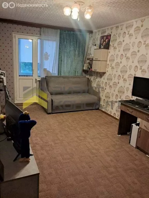 1-комнатная квартира: Омск, 3-й микрорайон, улица Путилова, 6 (30 м) - Фото 0
