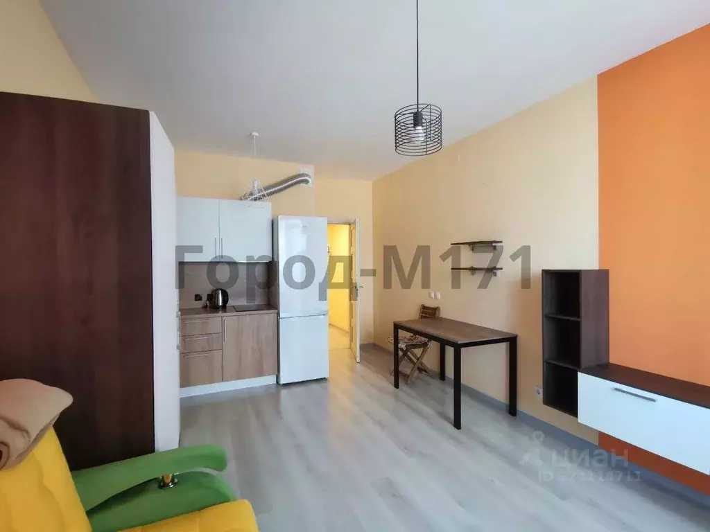 Студия Санкт-Петербург ул. Верхне-Каменская, 7к1 (25.0 м) - Фото 1