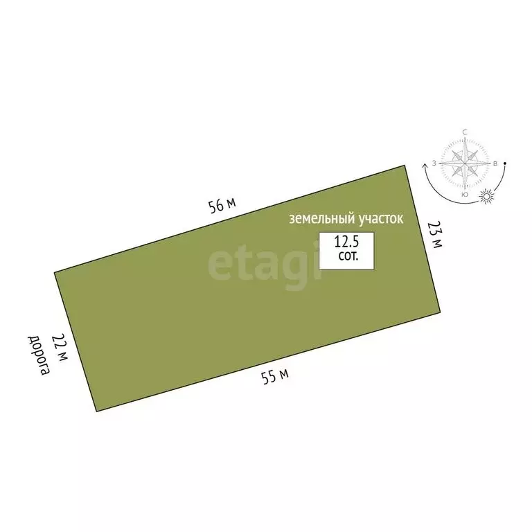 Участок в Перевалово, Графитная улица (12.5 м) - Фото 0