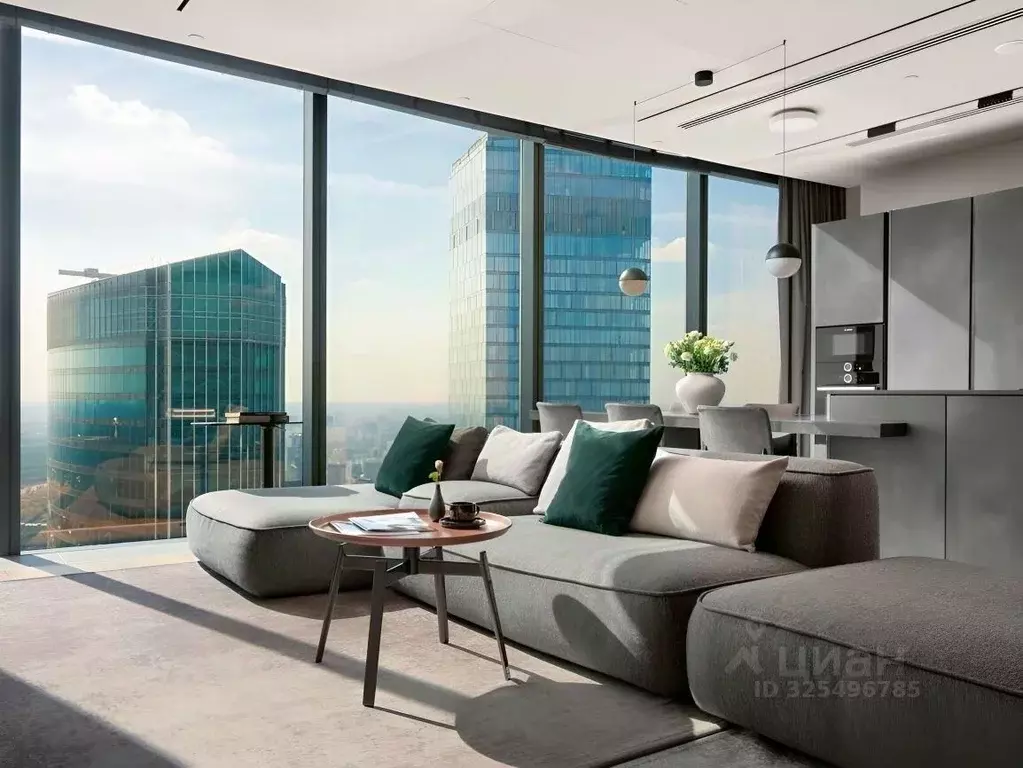 2-к кв. Москва наб. Пресненская, 12 (101.0 м) - Фото 1