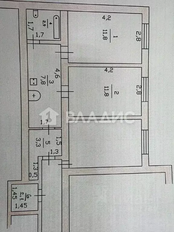 2-к кв. Пензенская область, Никольск ул. Кирова, 5 (43.4 м) - Фото 1