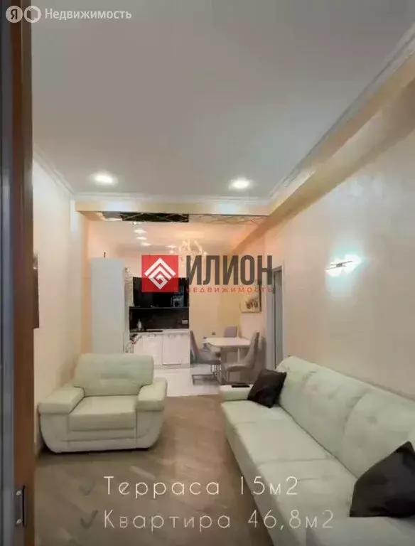 1-комнатная квартира: Ялта, набережная имени В.И. Ленина, 4 (62 м) - Фото 1
