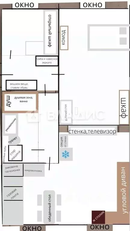 2-к кв. Санкт-Петербург ул. Седова, 24К1 (47.8 м) - Фото 1