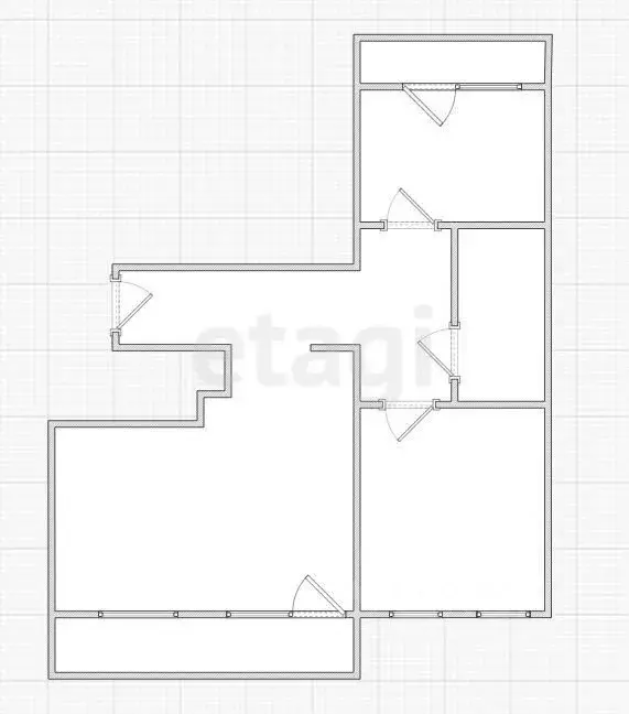 2-к кв. Тульская область, Алексин ул. Болотова, 12к4 (67.0 м) - Фото 2