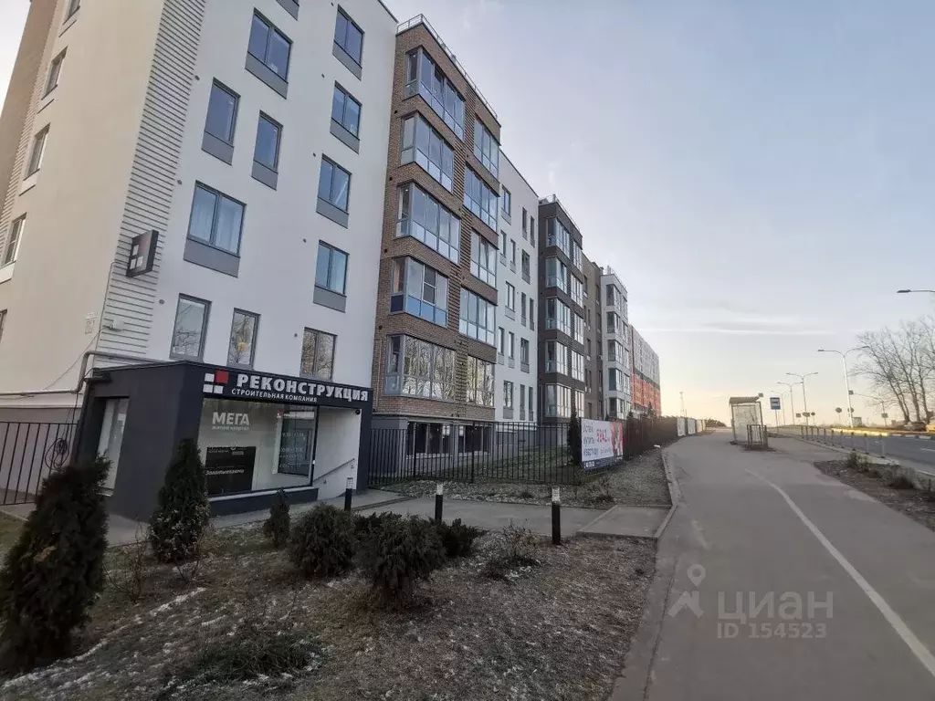 1-к кв. Рязанская область, Рыбное ул. Крымская, 1Д (35.0 м) - Фото 0