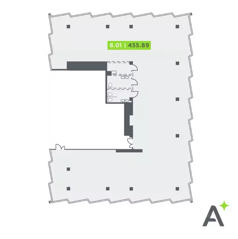 Офис в Санкт-Петербург Московский просп., 65Э (456 м) - Фото 1