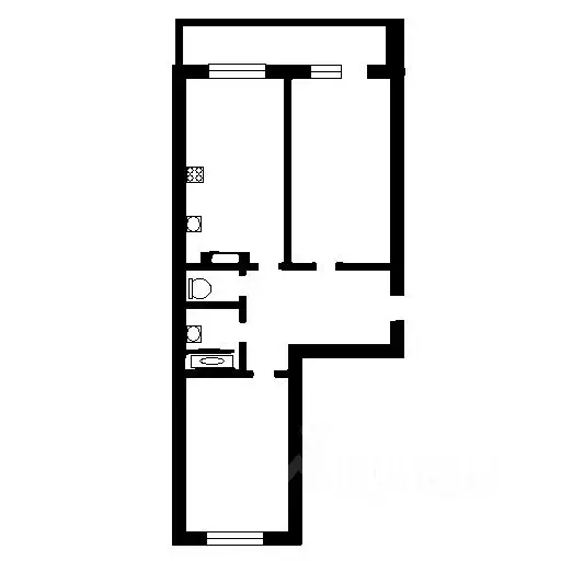 2-к кв. Москва Левобережная ул., 4к5 (66.2 м) - Фото 2