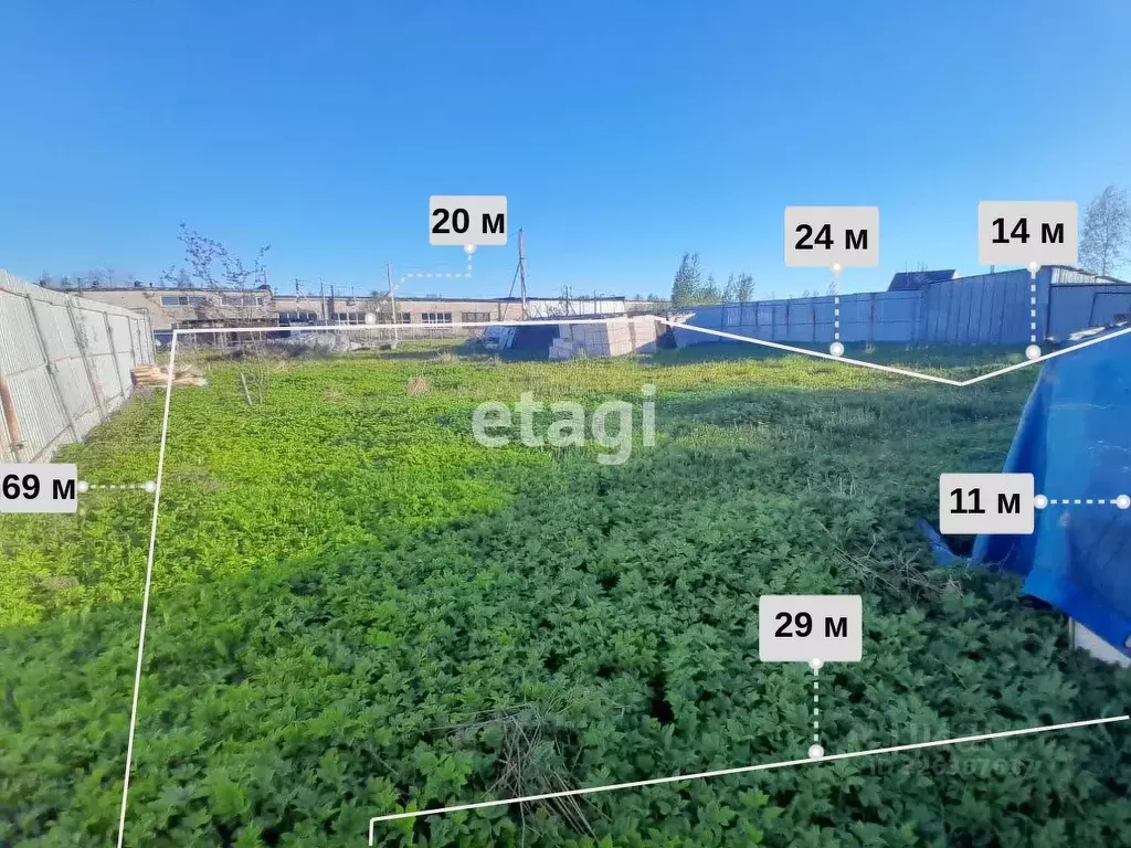 Участок в Вологодская область, Череповец пос. Ивачево, ул. Ивачевская ... - Фото 1