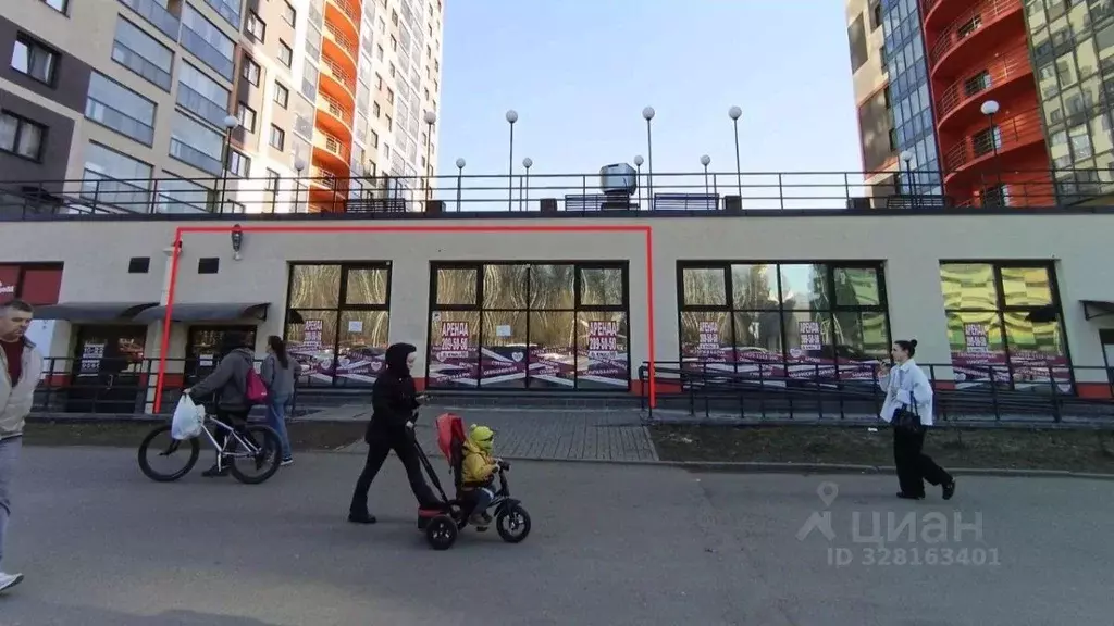 Помещение свободного назначения в Ленинградская область, Кудрово г. ... - Фото 1